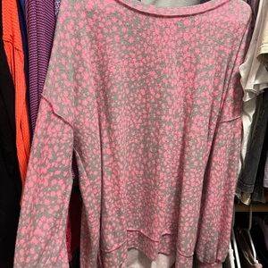 Pink Leopard Sweater